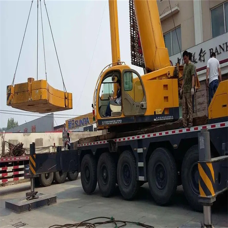 吉阳镇当地吊车出租|机器吊装|75吨|工厂搬迁服务